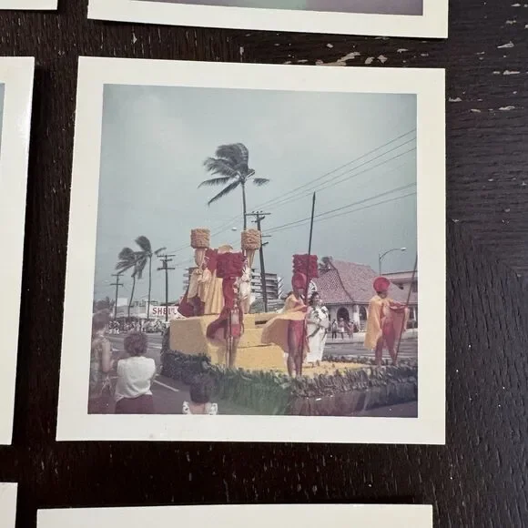 Honolulu Hawaii Vintage Photos Lot Of 9 King Kamehamaha Day Parade 1966 - Picture 6 of 11